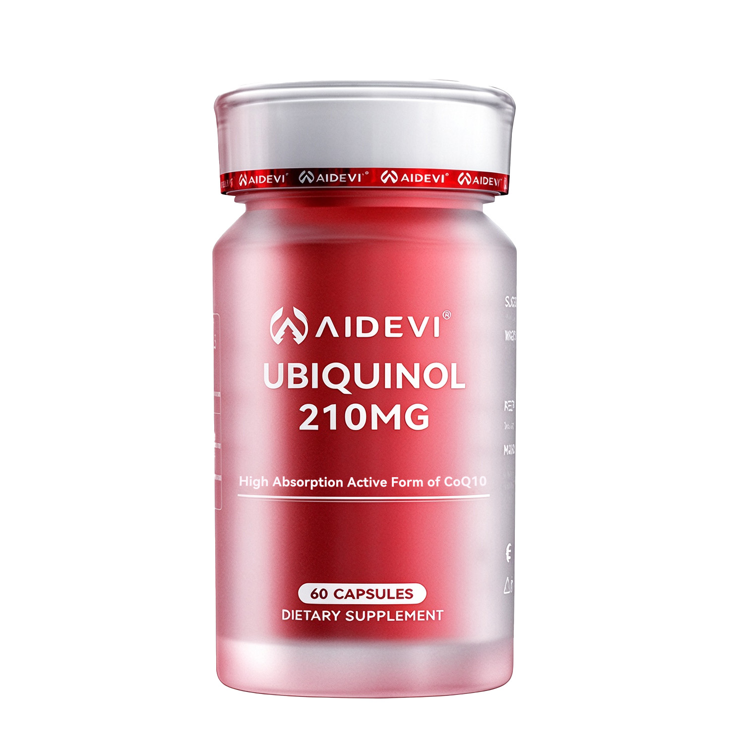 AIDEVI Kaneka Ubiquinol 210mg – Salud Cardíaca Avanzada y Absorción de CoQ10 – 60 Softgels